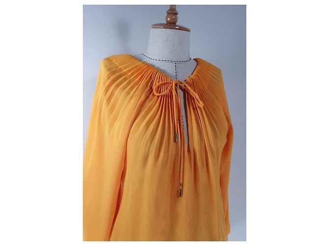 Vestido plisado Diane Von Furstenberg Amarillo - vista 2