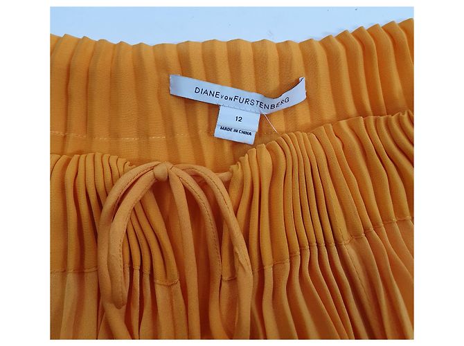 Vestido plisado Diane Von Furstenberg Amarillo - vista 5