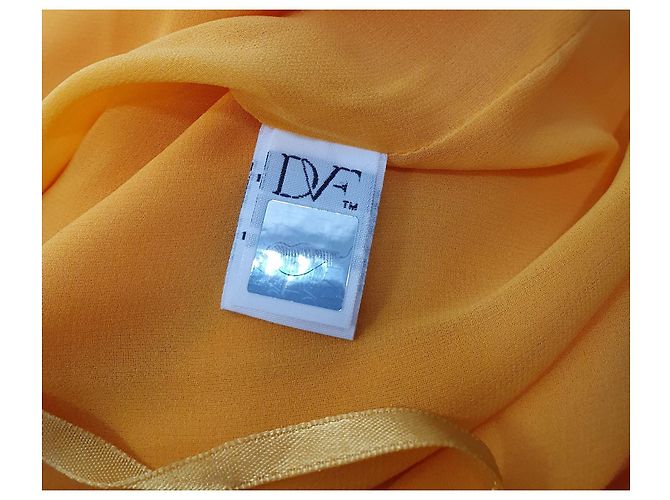 Vestido plisado Diane Von Furstenberg Amarillo - vista 6