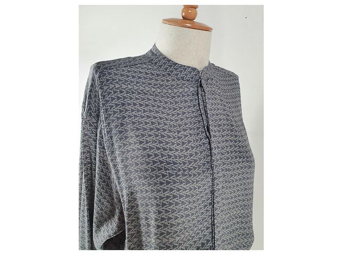 Noa Noa Kleid Blau Grau Viscose - Ansicht 4