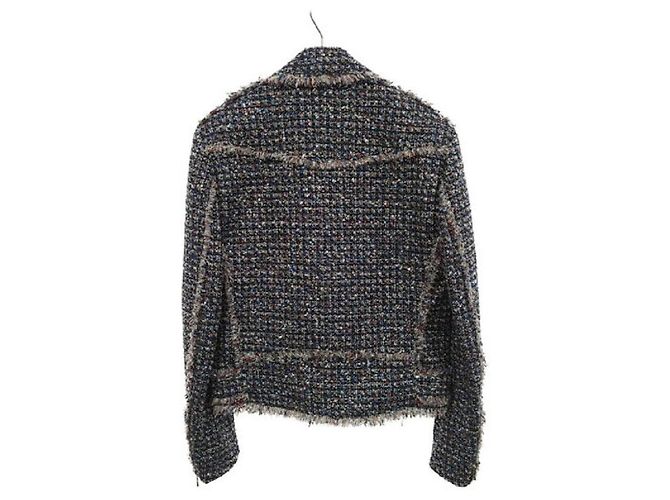 *BALMAIN Sequin Tweed Design Riders Jacket - view 2