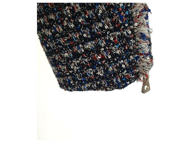 *BALMAIN Sequin Tweed Design Riders Jacket - view 5