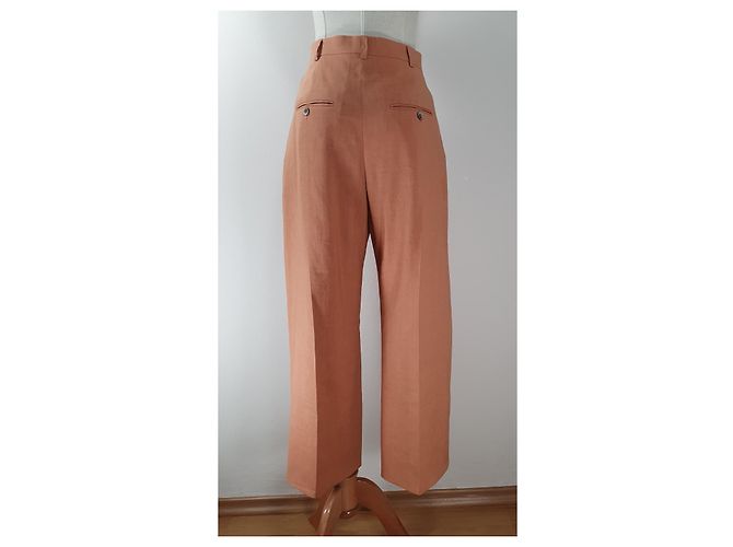 Jacquemus Le Pantalon Santon Weite Hose Terrakotta - Ansicht 4