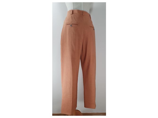 Jacquemus Le Pantalon Santon Weite Hose Terrakotta - Ansicht 7