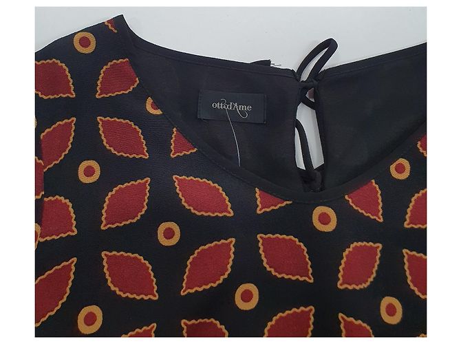 Autre Marque OTTOD'AME Kleid aus Viscose Mehrfarben - Ansicht 6