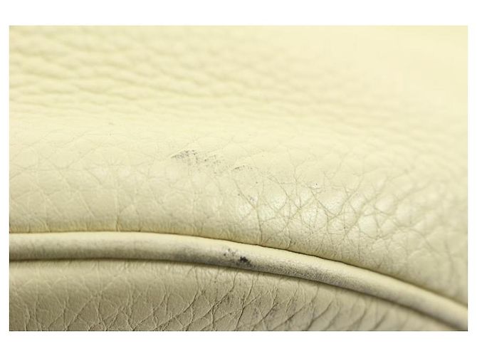 Hermès Herm's Ivory Clemence Leather Mangeoire Rope Bucket Bag - vista 3