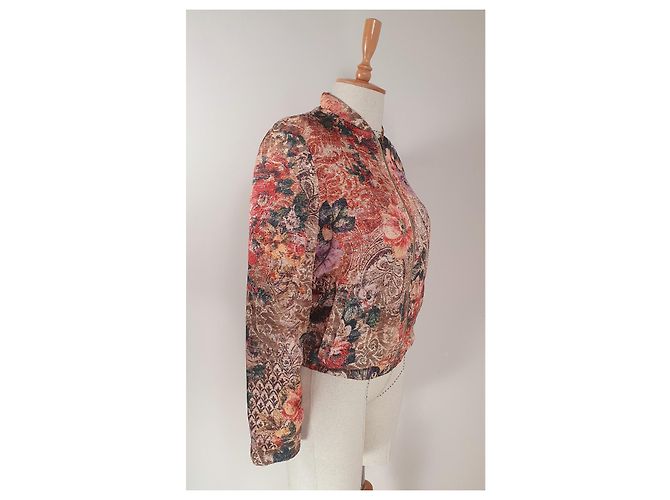 Joseph Ribkoff Blumenjacke Größe M Mehrfarben - Ansicht 2