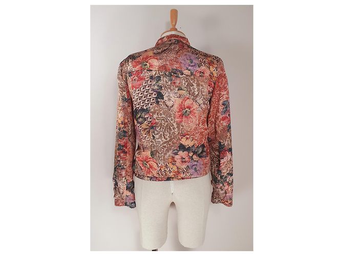 Joseph Ribkoff Blumenjacke Größe M Mehrfarben - Ansicht 3