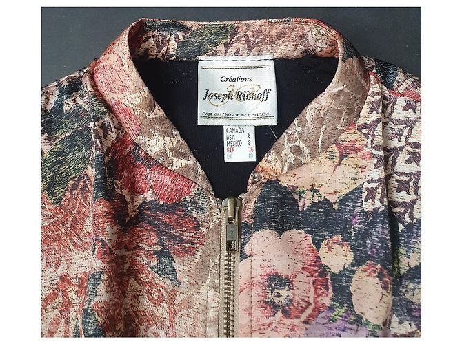 Joseph Ribkoff Blumenjacke Größe M Mehrfarben - Ansicht 4
