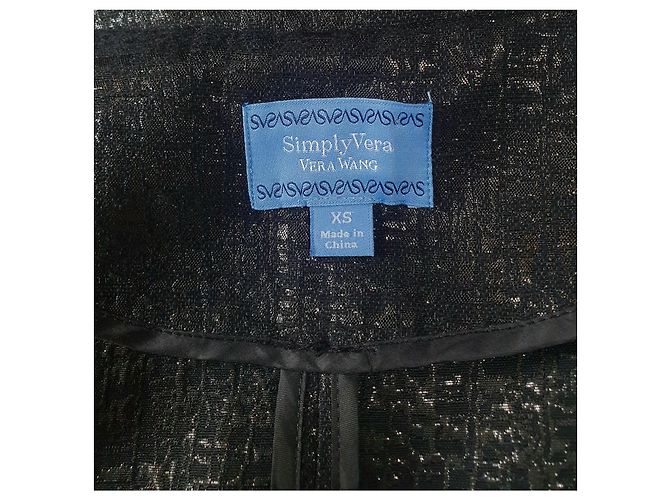 Blazer Vera Wang Simply Negro de Algodón - vista 5