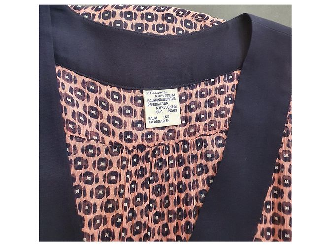 Vestido de seda Baum und Pferdgarten Multicolor - vista 6