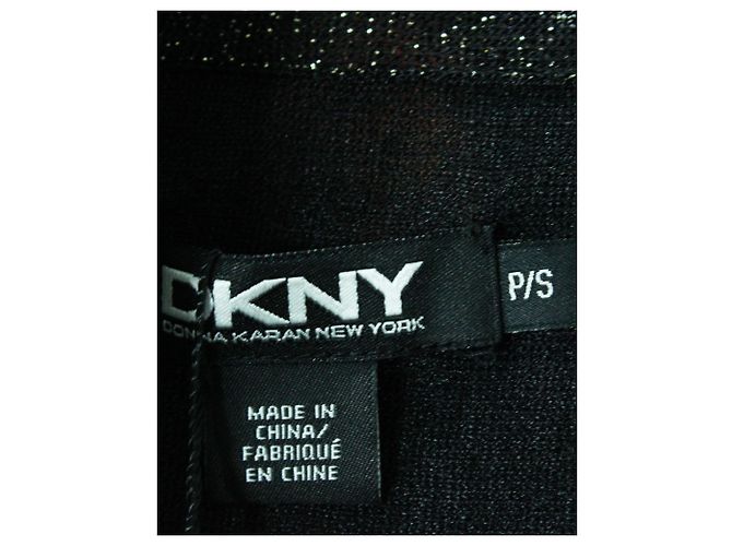 Dkny Suéter extragrande negro/dorado - vista 6