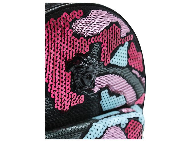 Versace Zaino Piccolo con Paillettes - vista 8