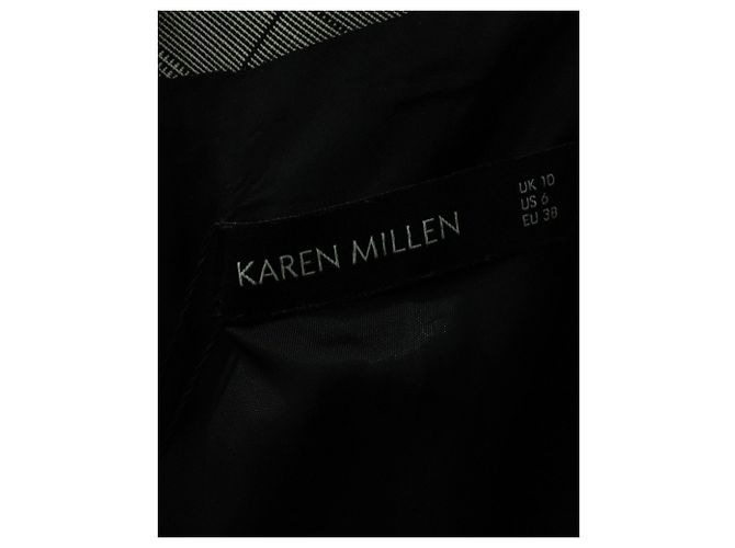 Karen Millen Abito da ufficio con stampa grigia - vista 4