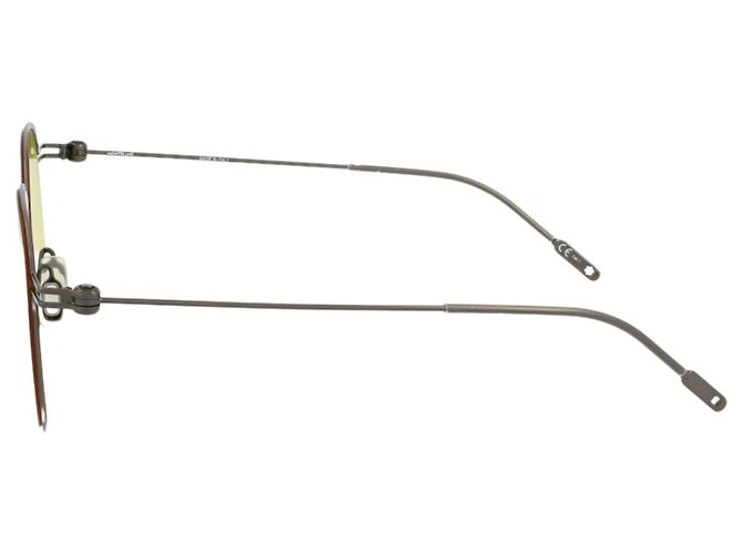 Montblanc Sonnenbrille mit rundem Rahmen aus Metall - Ansicht 3