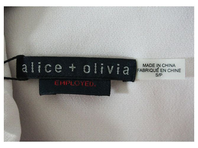 Alice + Olivia Americana Corta Rosa Pastel Lazo - vista 5