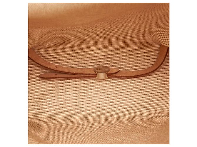 Hermès Zaino Hermes Brown Herbag Canvas Marrone Beige Arancione - vista 5