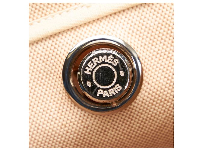 Hermès Zaino Hermes Brown Herbag Canvas Marrone Beige Arancione - vista 7
