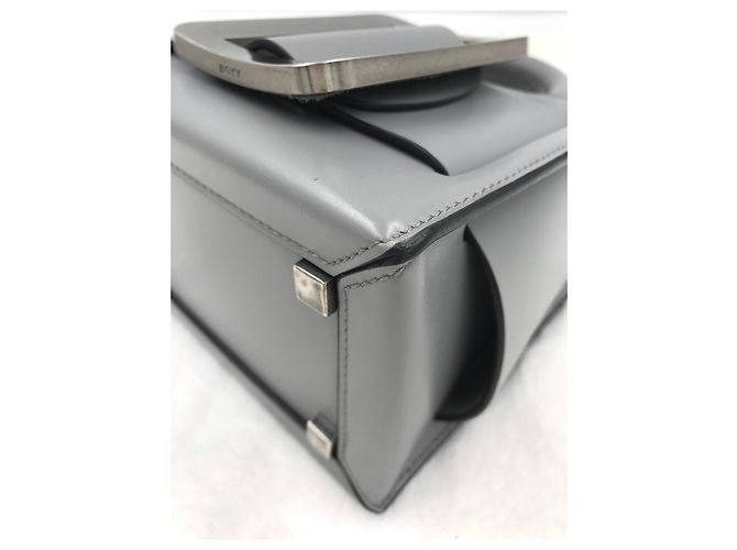 Borsa a mano Boyy Bobby 16 in pelle grigia Grigio - vista 13