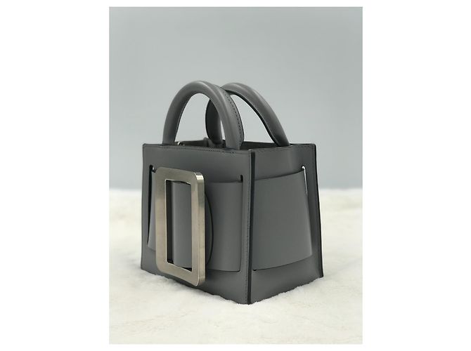 Borsa a mano Boyy Bobby 16 in pelle grigia Grigio - vista 2