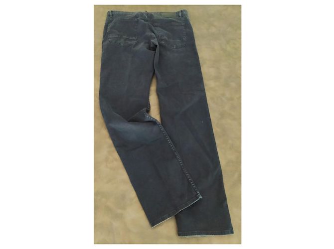Jeans Slim Fit Hugo Boss Blu in Cotone - vista 5