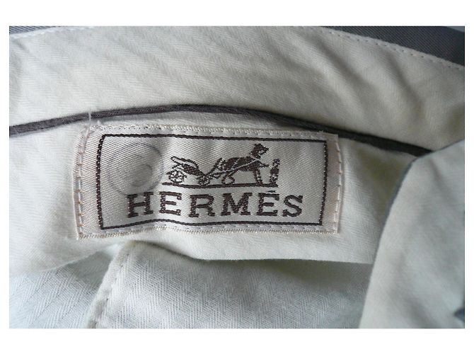 Hermès HERMES - Abito da uomo grigio chiaro T.46 Condizioni molto buone - vista 2