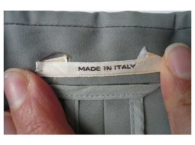 Hermès HERMES - Abito da uomo grigio chiaro T.46 Condizioni molto buone - vista 8
