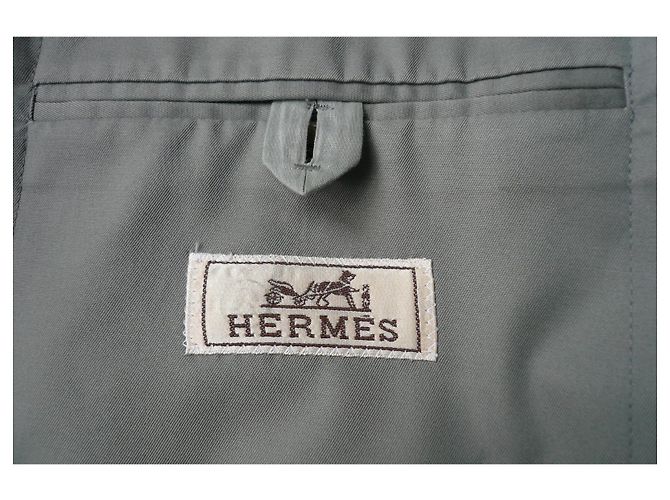 Hermès HERMES - Abito da uomo grigio chiaro T.46 Condizioni molto buone - vista 9