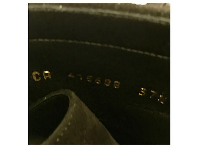Stivaletti Saint Laurent stringati con frange Nero - vista 6