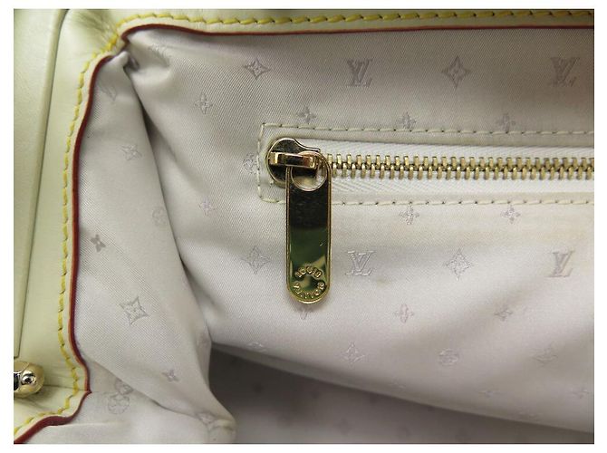 Ingenieux LOUIS VUITTON L INGENIOUS BORSA A MANO IN PELLE SUHALI BEIGE - vista 14