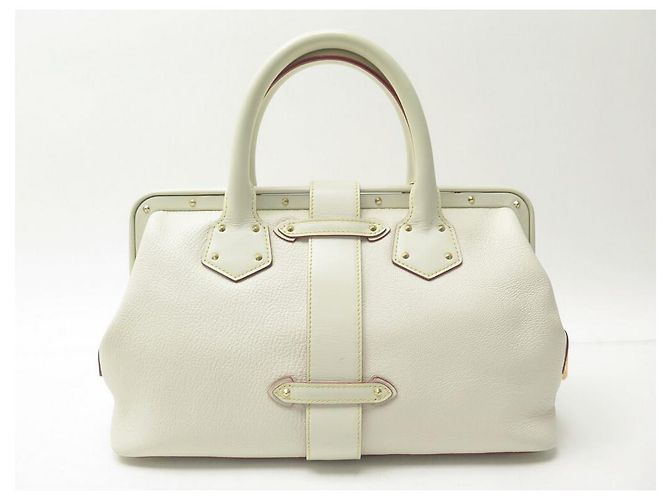 Ingenieux LOUIS VUITTON L INGENIOUS BORSA A MANO IN PELLE SUHALI BEIGE - vista 2