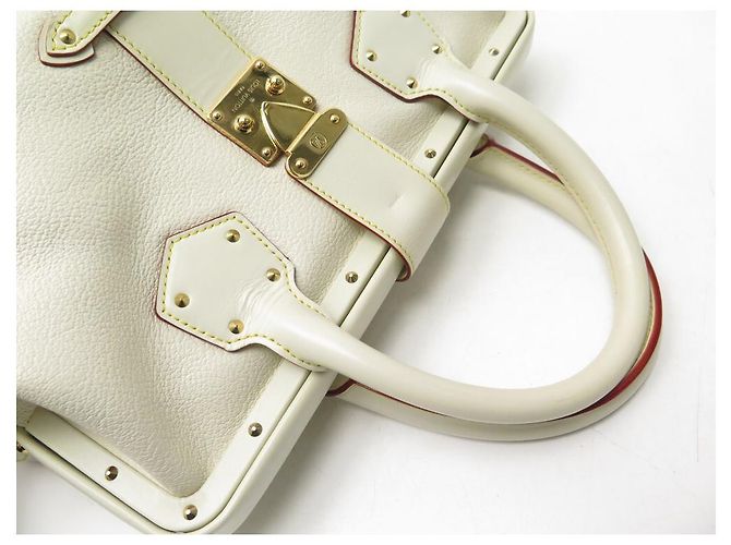Ingenieux LOUIS VUITTON L INGENIOUS BORSA A MANO IN PELLE SUHALI BEIGE - vista 4