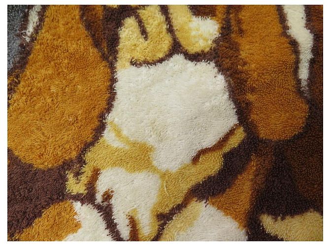 Hermès RARE DRAP DE PLAGE HERMES BASSET HOUND SERVIETTE BAIN COTON ORANGE BEACH TOWEL - vue 5