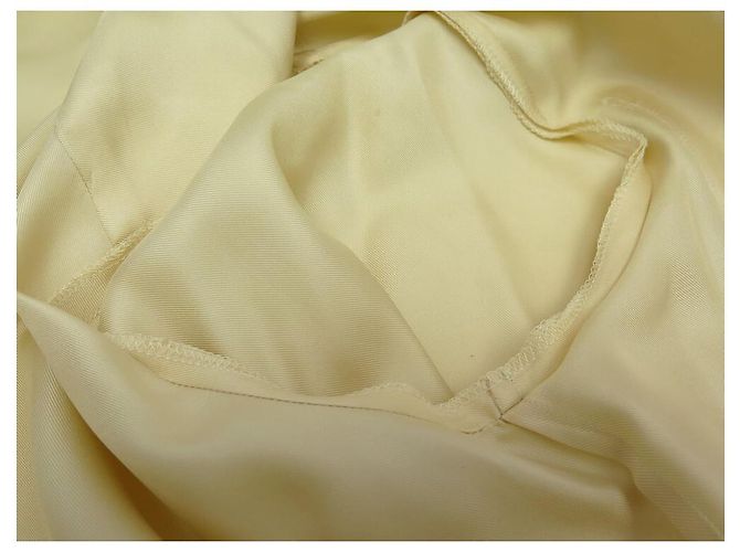Hermès BLUSA HERMES BOTONES CLOUS DE SELLE TALLA M 40 CAMISA SEDA CRUDA Crudo - vista 4
