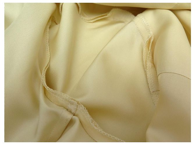 Hermès BLUSA HERMES BOTONES CLOUS DE SELLE TALLA M 40 CAMISA SEDA CRUDA Crudo - vista 5