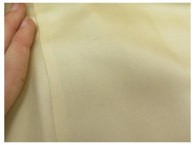 Hermès BLUSA HERMES BOTONES CLOUS DE SELLE TALLA M 40 CAMISA SEDA CRUDA Crudo - vista 6