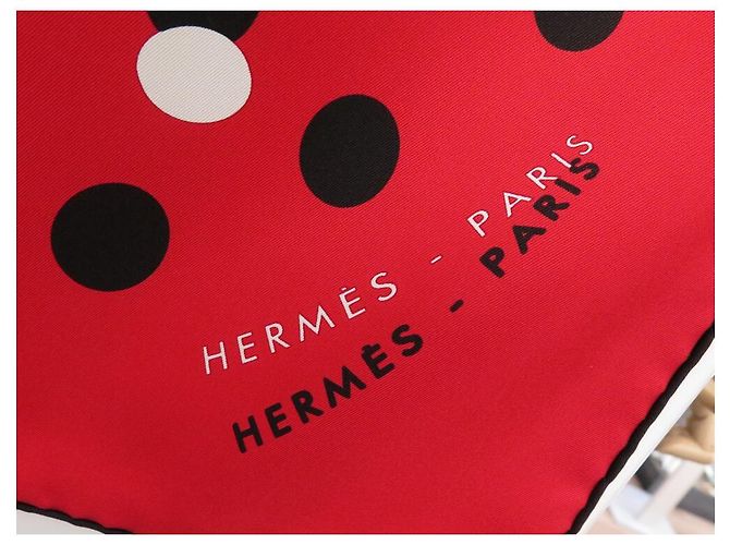 Hermès NUOVA RARA SCIARPA QUADRATA HERMES HOLA FLAMENCA RYBALTCHENKO 90 SETA SCIARPA IN SETA NUOVA Rosso - vista 5