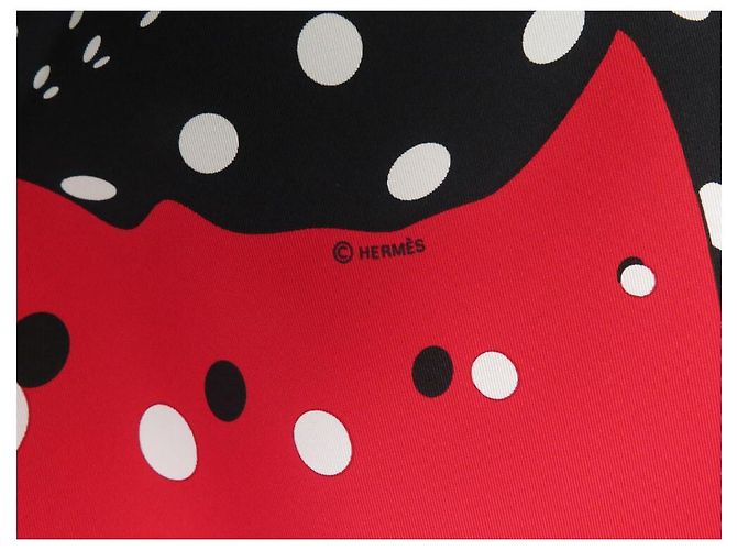 Hermès NUOVA RARA SCIARPA QUADRATA HERMES HOLA FLAMENCA RYBALTCHENKO 90 SETA SCIARPA IN SETA NUOVA Rosso - vista 6