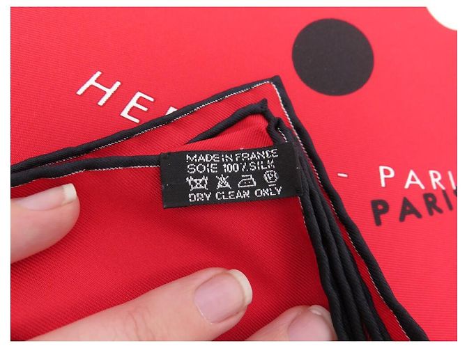 Hermès NUOVA RARA SCIARPA QUADRATA HERMES HOLA FLAMENCA RYBALTCHENKO 90 SETA SCIARPA IN SETA NUOVA Rosso - vista 9