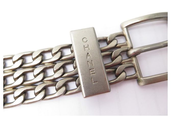 CHANEL VORHANGKETTE GÜRTEL 3 REIHENGRÖSSE 75 IM SILBERGÜRTEL - Ansicht 9