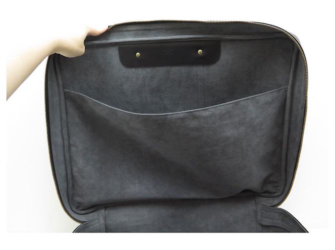 BORSA DA VIAGGIO A MANO SIRIUS LOUIS VUITTON 50 VALIGIA BAGAGLI IN PELLE EPI NERA - vista 14