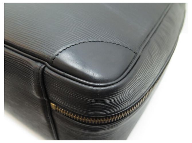 BORSA DA VIAGGIO A MANO SIRIUS LOUIS VUITTON 50 VALIGIA BAGAGLI IN PELLE EPI NERA - vista 4