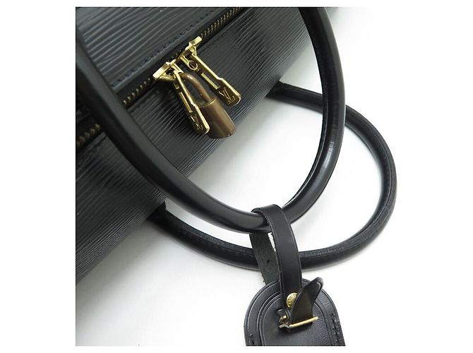 BORSA DA VIAGGIO A MANO SIRIUS LOUIS VUITTON 50 VALIGIA BAGAGLI IN PELLE EPI NERA - vista 6