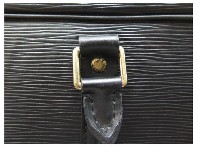 BORSA DA VIAGGIO A MANO SIRIUS LOUIS VUITTON 50 VALIGIA BAGAGLI IN PELLE EPI NERA - vista 8