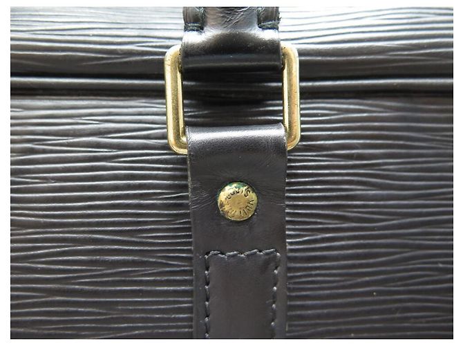 BORSA DA VIAGGIO A MANO SIRIUS LOUIS VUITTON 50 VALIGIA BAGAGLI IN PELLE EPI NERA - vista 9