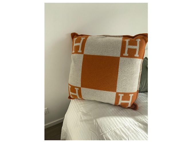 Hermès Avalon Cushion, big size Orange - view 3