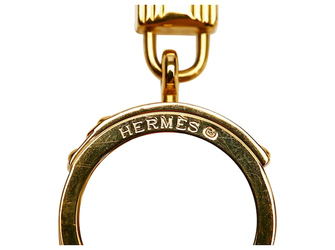 Ring Hermès Hermes Gold Loop Charms Bague écharpe Cadenas Doré - vue 4