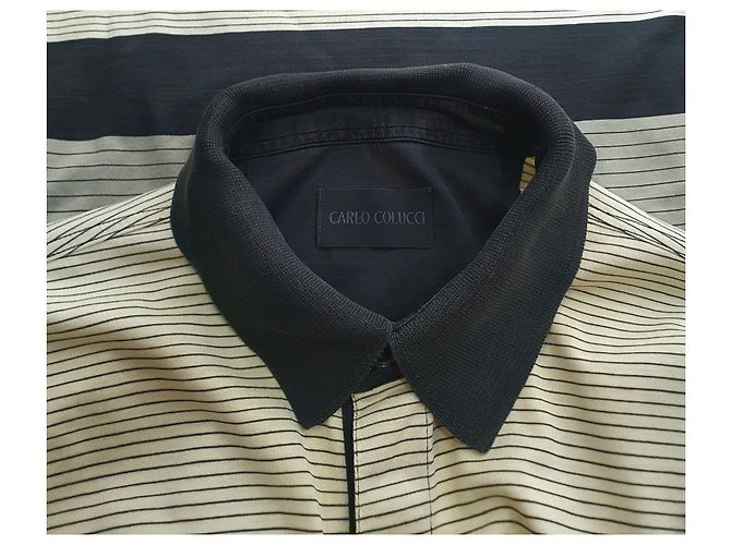 Autre Marque Polo de algodão listrado Carlo Colucci Multicor - vista 6
