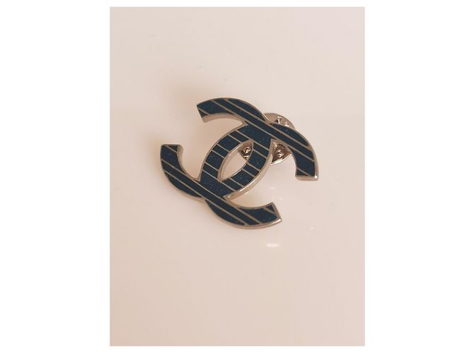 Chanel Kiefer Metallisch Marineblau - Ansicht 2