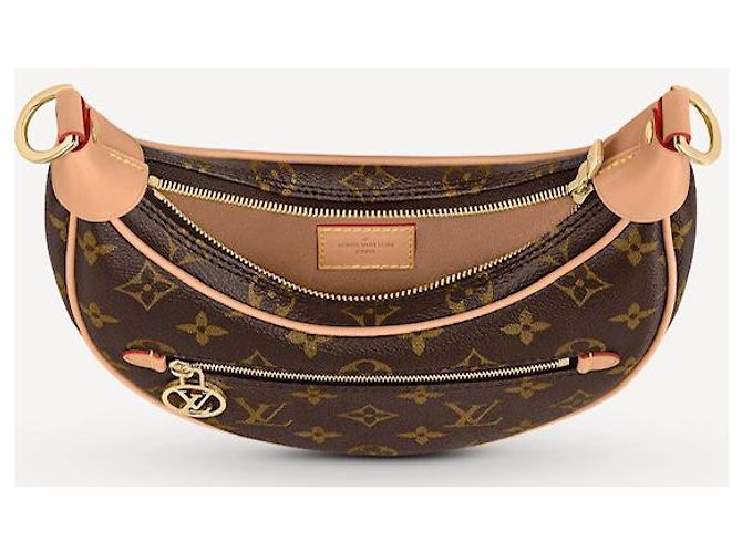 Borsa a mano Louis Vuitton Loop Monogram Canvas Marrone - vista 3